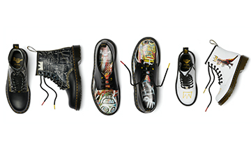 Dr. Martens collaborates with postmodern artist Jean-Michel Basquiat